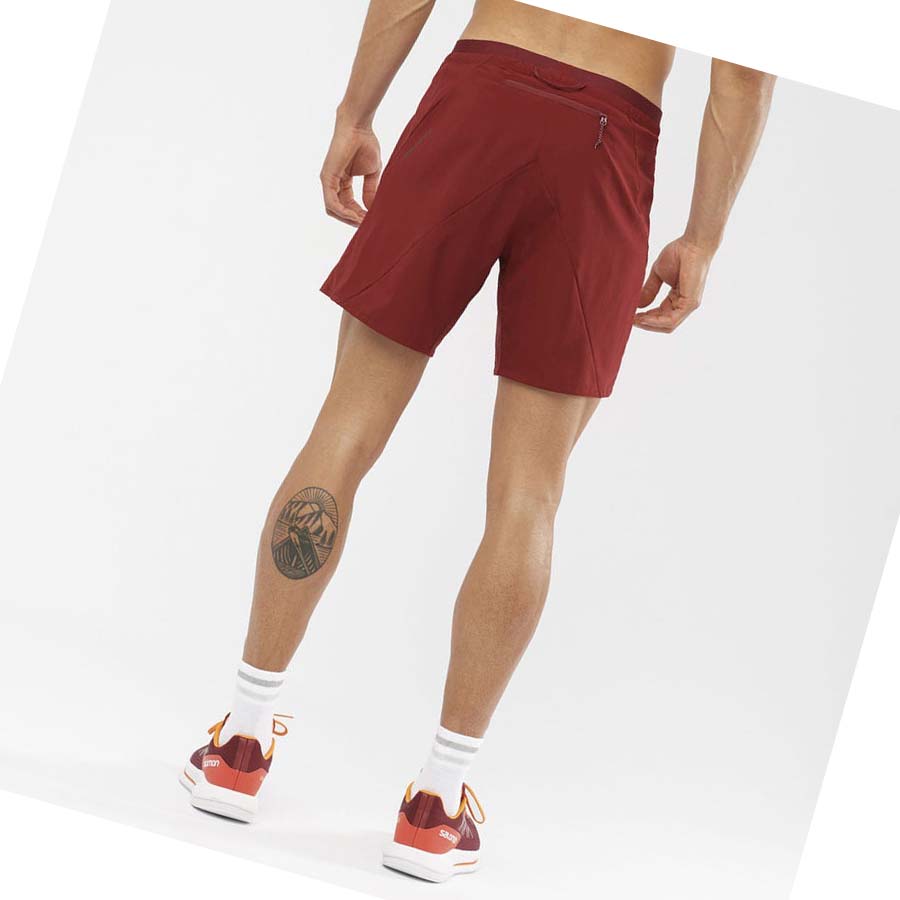 Bermudas Salomon CROSS 7'' Hombre Rojos | MX 3165KOR